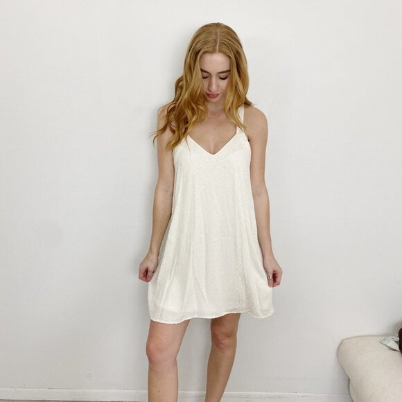 Altar'd State Cream Leopard Print Mini Dress Large - Picture 4 of 4